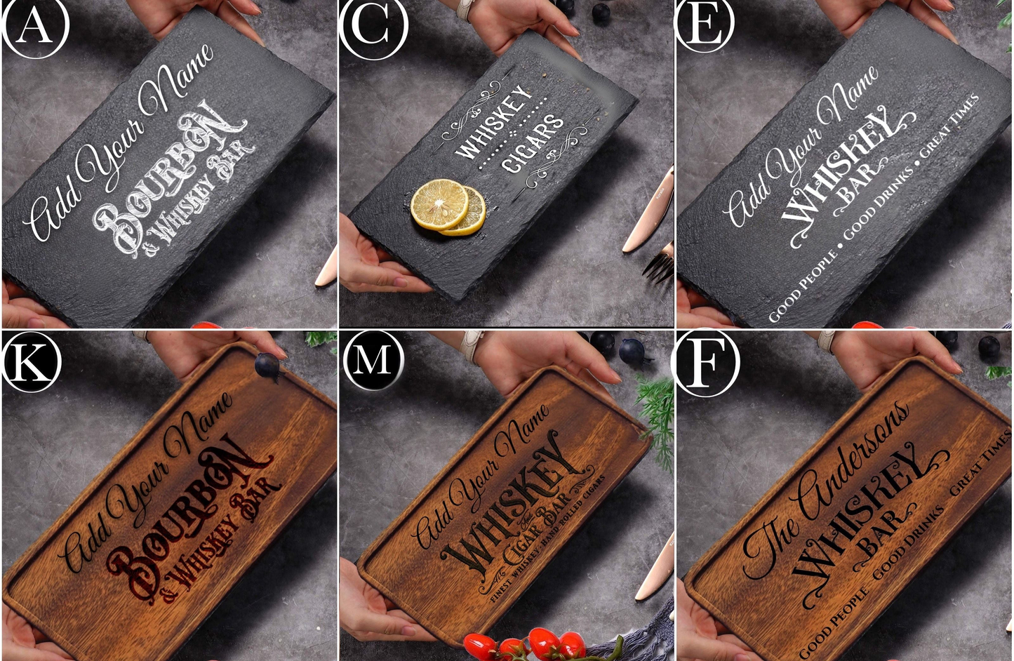 Custom Image Whiskey Flask Set
