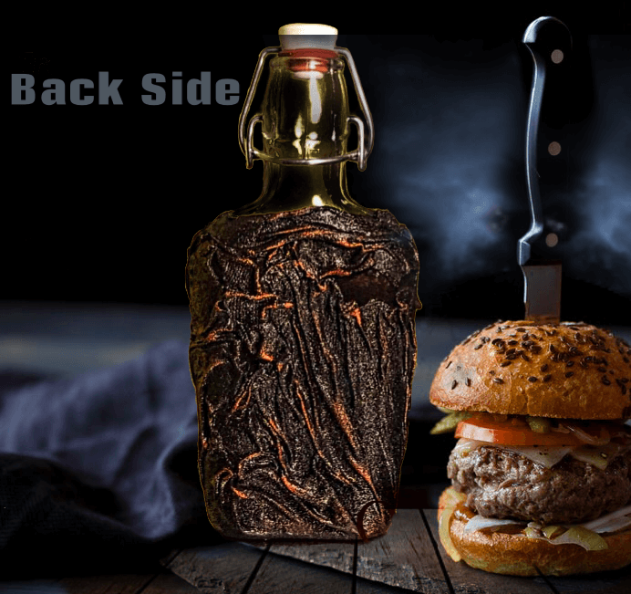 Skull Whiskey Glass Flask