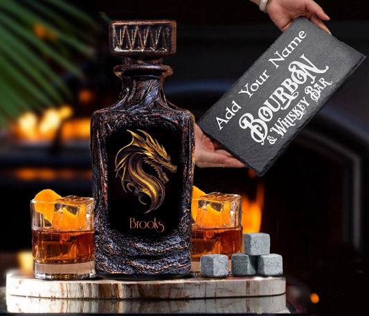 Dragon Whiskey Decanter Set