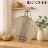 Judaica Tree of Life Mango Wood Cutting Board.