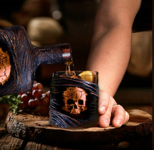 Lava Design Skull Glasses