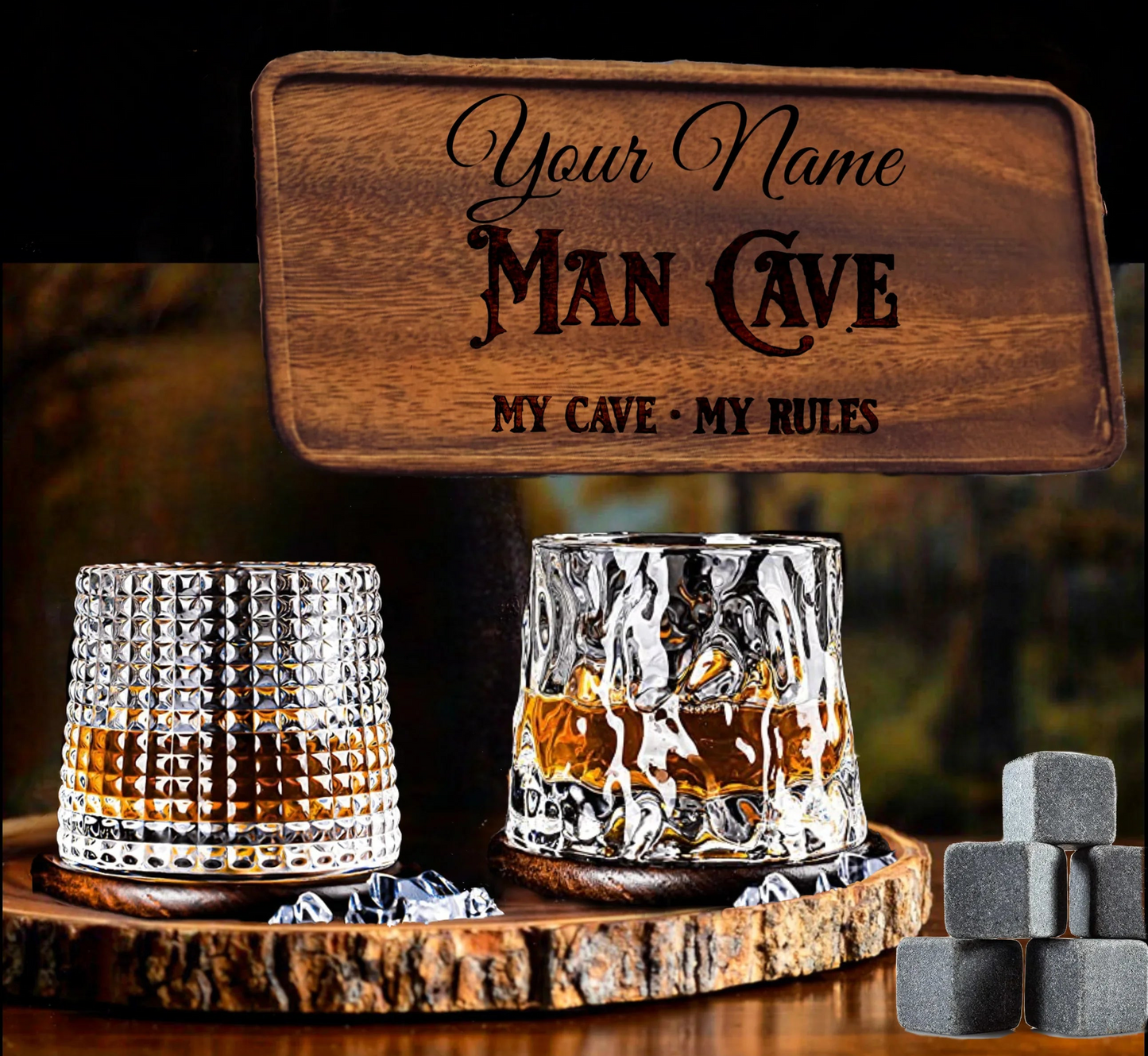 Custom Image Birthday Whiskey Flask