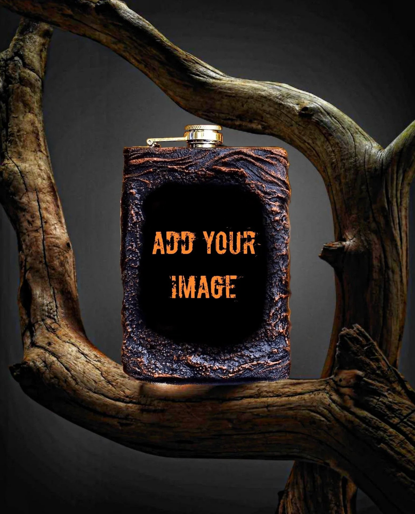 Custom Image Birthday Whiskey Flask