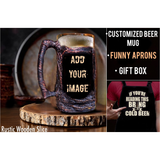Personalized Hunting / Wolf Beer Mug⭐️(34 reviews)