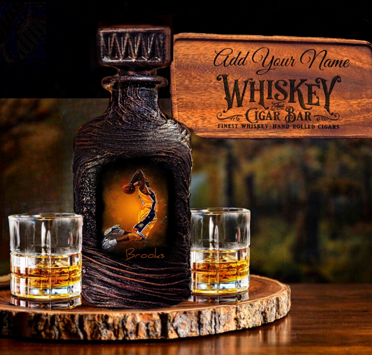 Oakland Football Whiskey Decanter Set