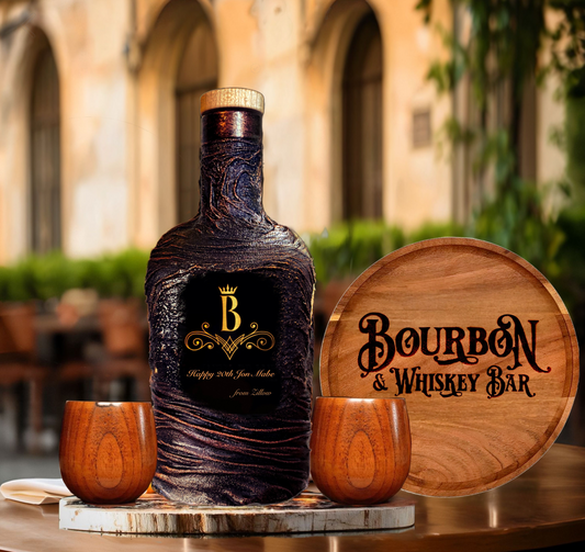 Custom Monogram Whiskey Decanter Set (42) review