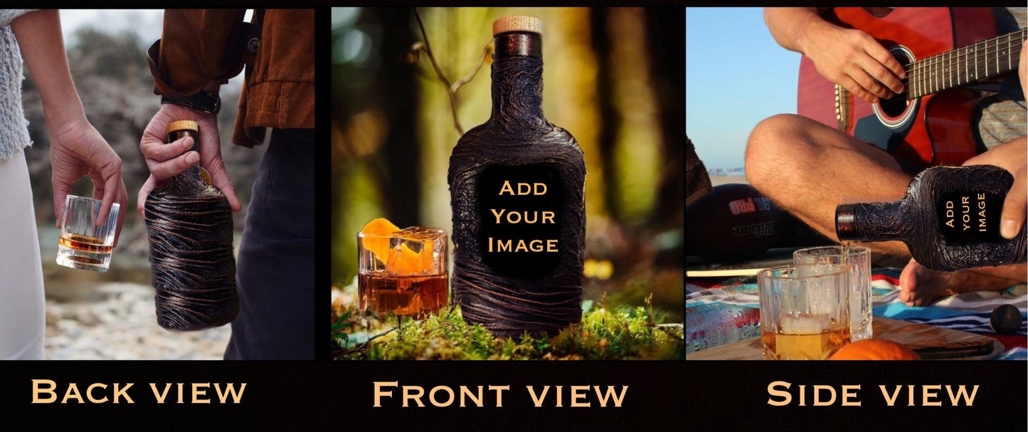 Viking Bear Whiskey Decanter Set with Gift Box