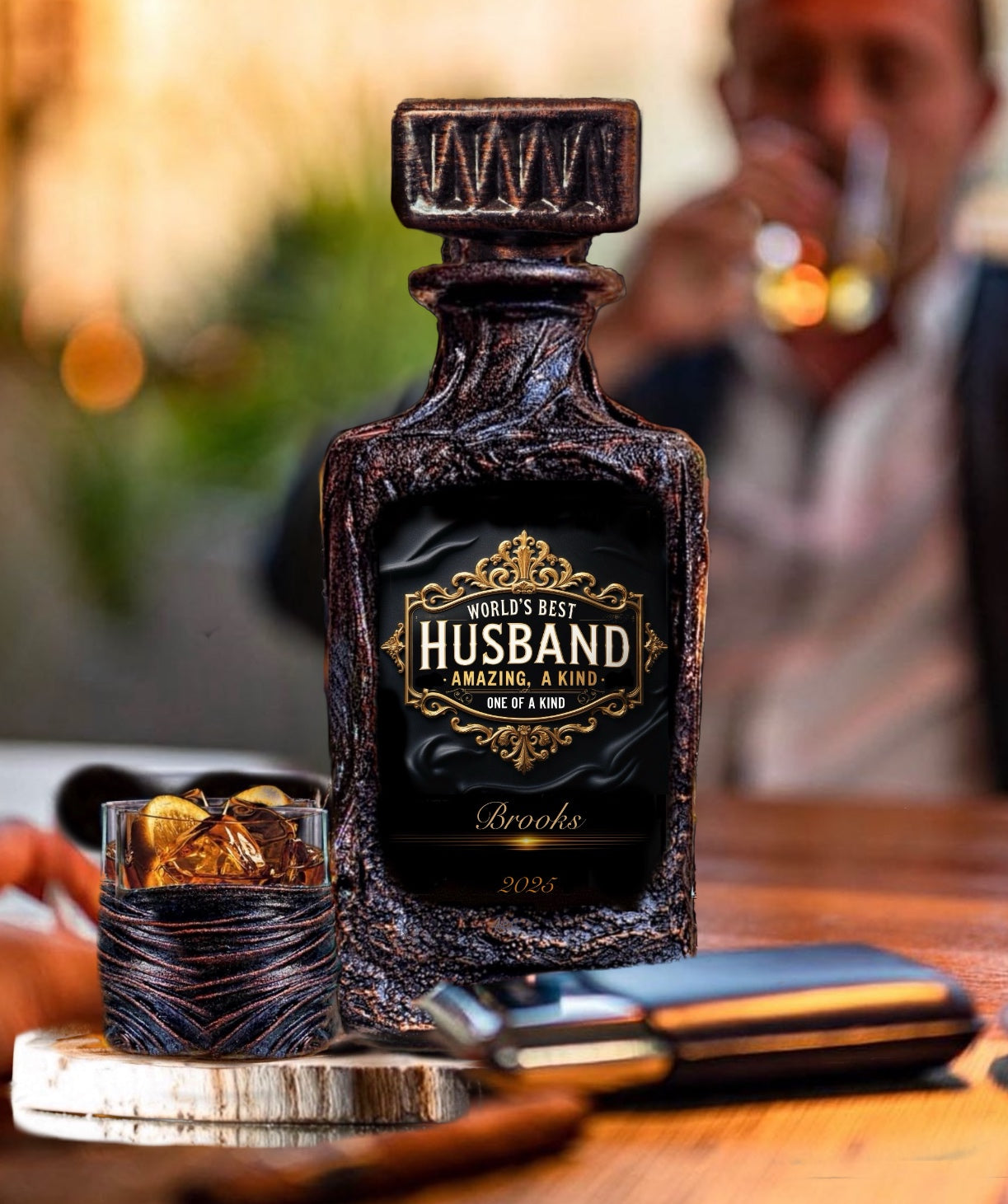 Wedding Whiskey Decanter