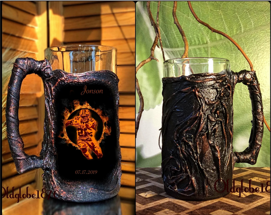 Personalized Baseball Beer Mug