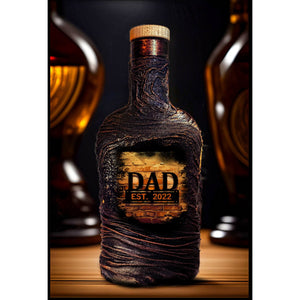 Whiskey decanter set gift for dad liquors bar personalized scotch bourbon 