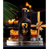 Horse decanter whiskey scotch bourbon glasses hunting customized gift box Slate ice 