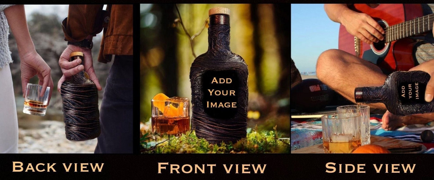Monogram Whiskey Decanter Set