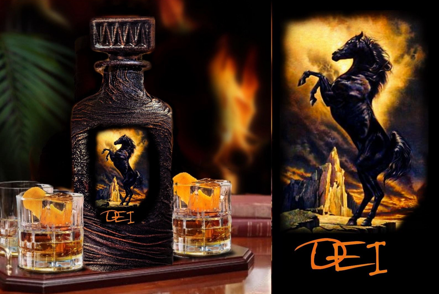 Horse Whiskey Decanter Set ☆ ☆ ☆ ☆ ☆ (32 reviews)