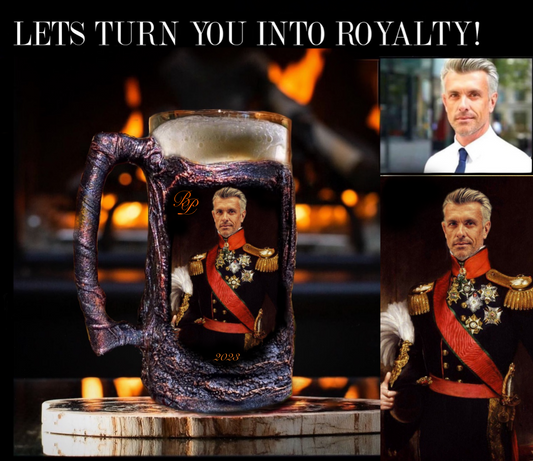 Custom Historical Portraits Beer Mug set
