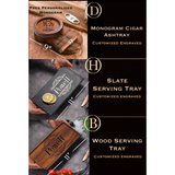 US Army Decanter Set  / Customized Slate Service Tray ☆ ☆ ☆ ☆ ☆(64)review