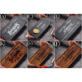 Police officer whiskey flask personalized gift for policemen slate Stone wood serving tray