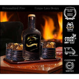 Gone Fishing Whiskey Decanter set