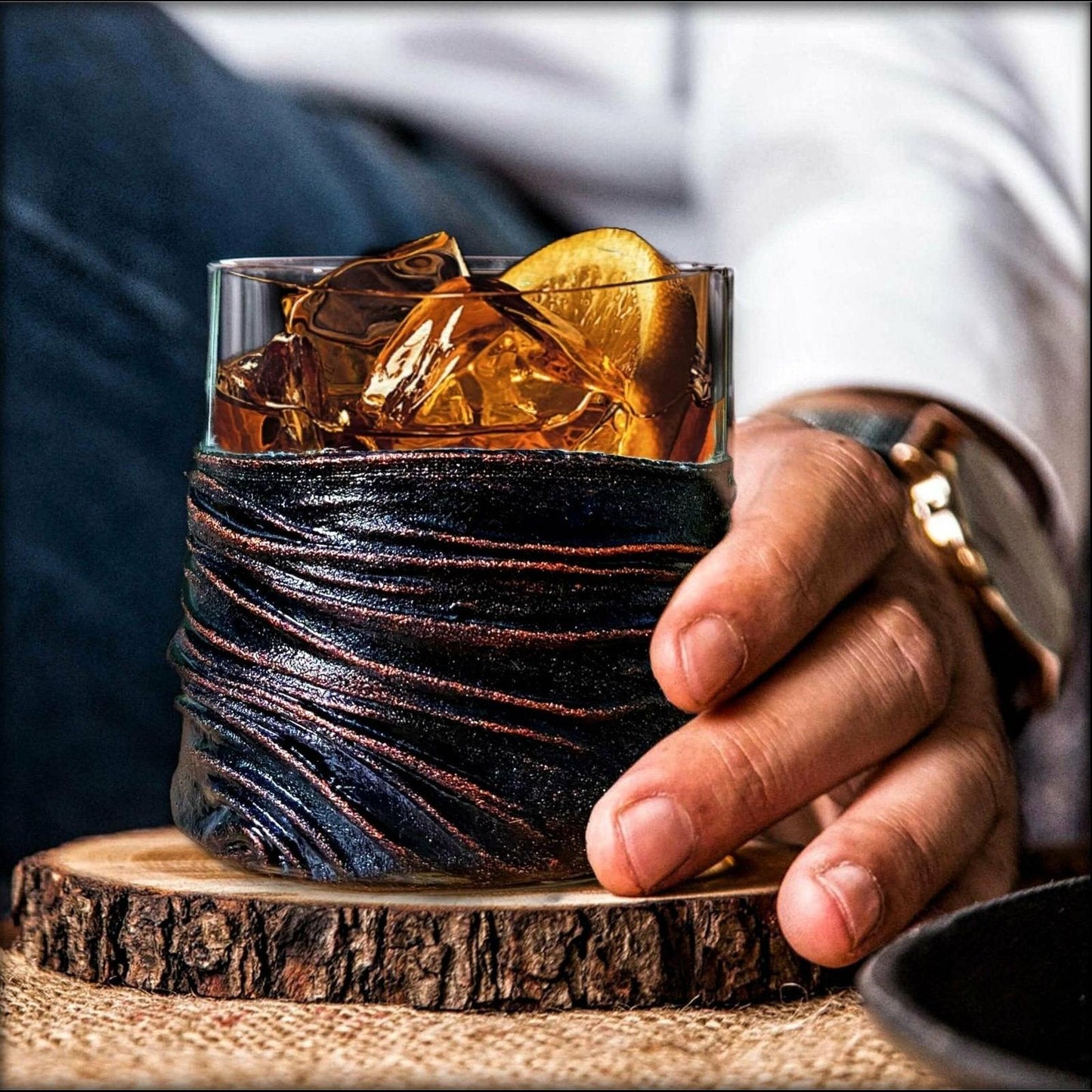Monogram Anniversary Whiskey Decanter Set