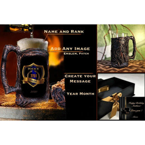 Police Officer Beer Mug Set with Ribbon Gift Box ☆ ☆ ☆ ☆ ☆(12) review