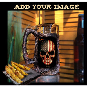 Personalized Skull Beer Mug