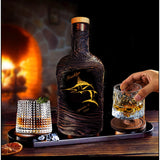 Marlin Decanter Set with Glasses / Fishing Gift for Men