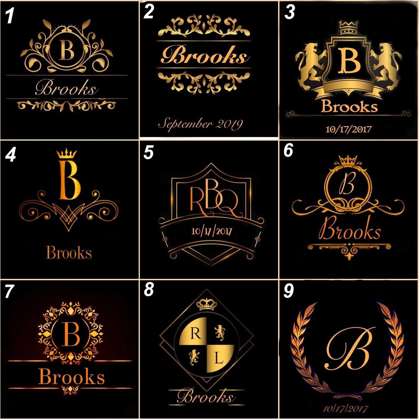 Monogram Anniversary Whiskey Decanter Set