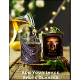 Add Your Photo for Historical Portrait Whiskey Flask Set ~ Gift Box + Gift Card ~ (24)review