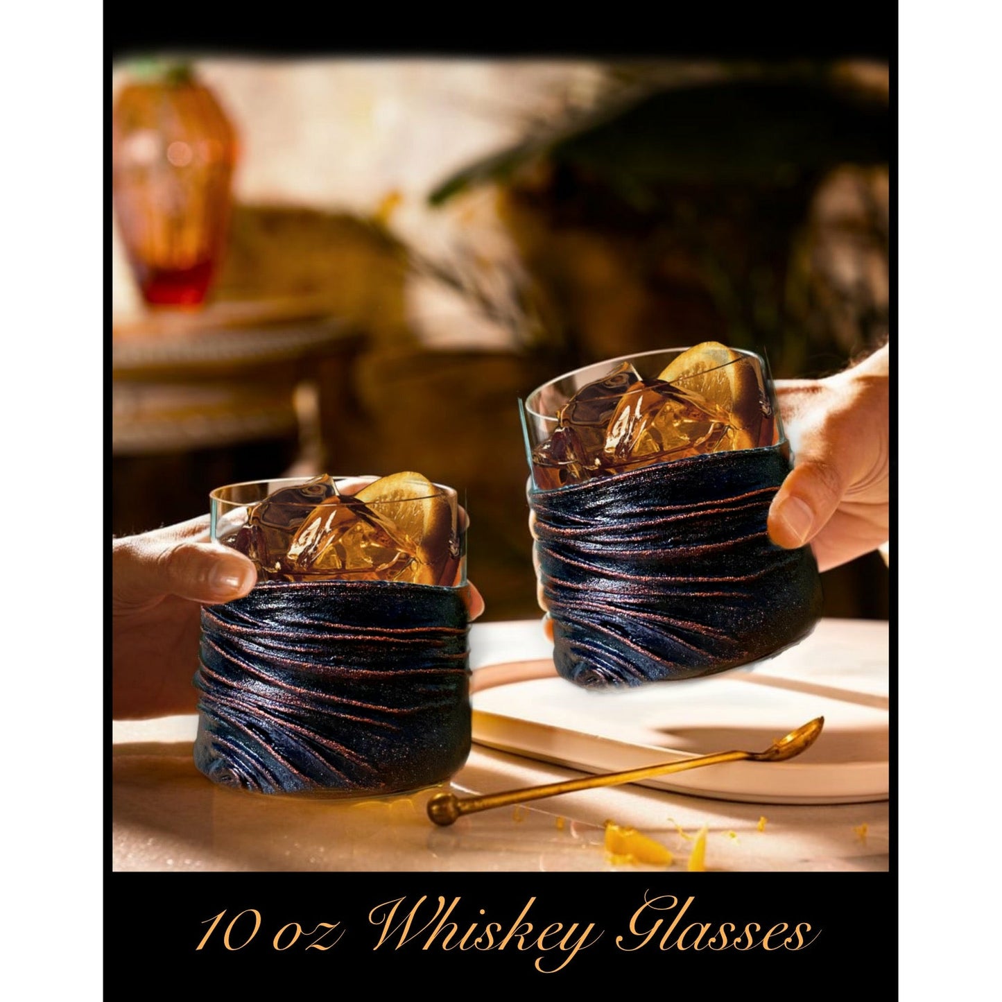 Personalized Fireman Whiskey Glasses Set