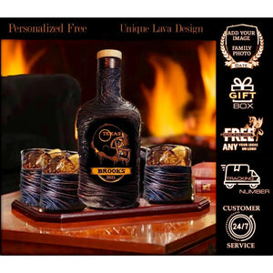 Texas Whiskey Decanter set