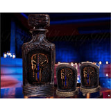 Police Officer Whiskey Decanter set-RoyalWhiskeyGift